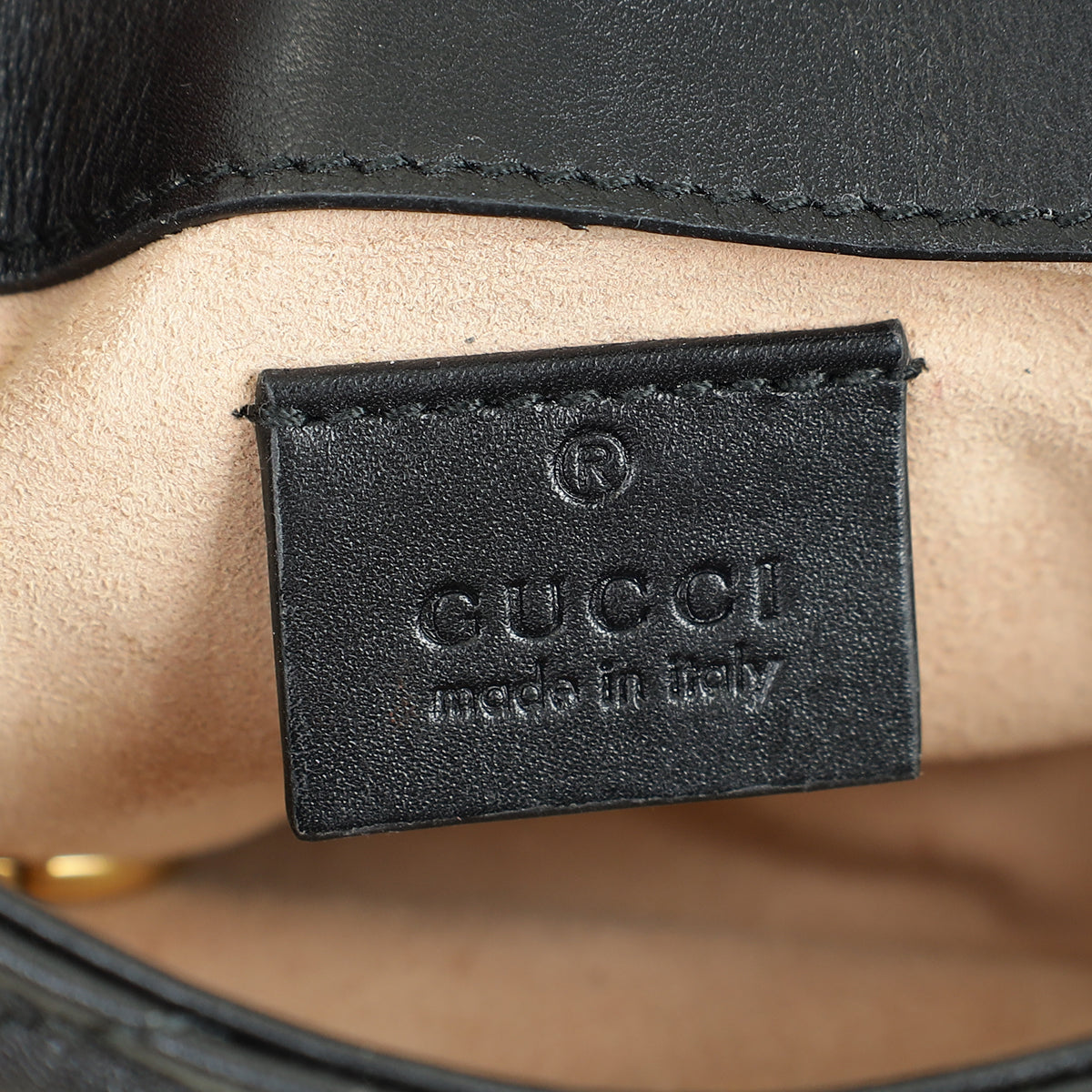 Gucci Black GG Marmont Matelasse Mini Shoulder Bag