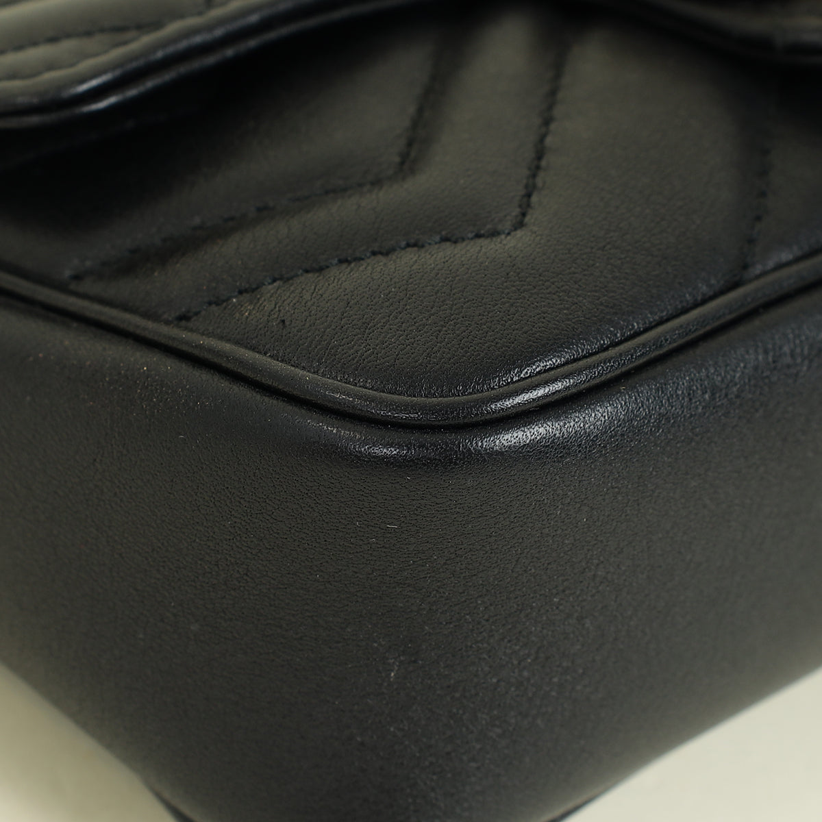 Gucci Black GG Marmont Matelasse Mini Shoulder Bag