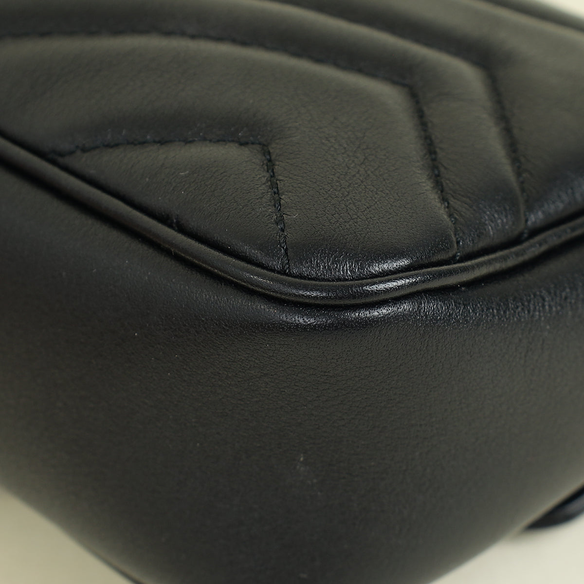 Gucci Black GG Marmont Matelasse Mini Shoulder Bag
