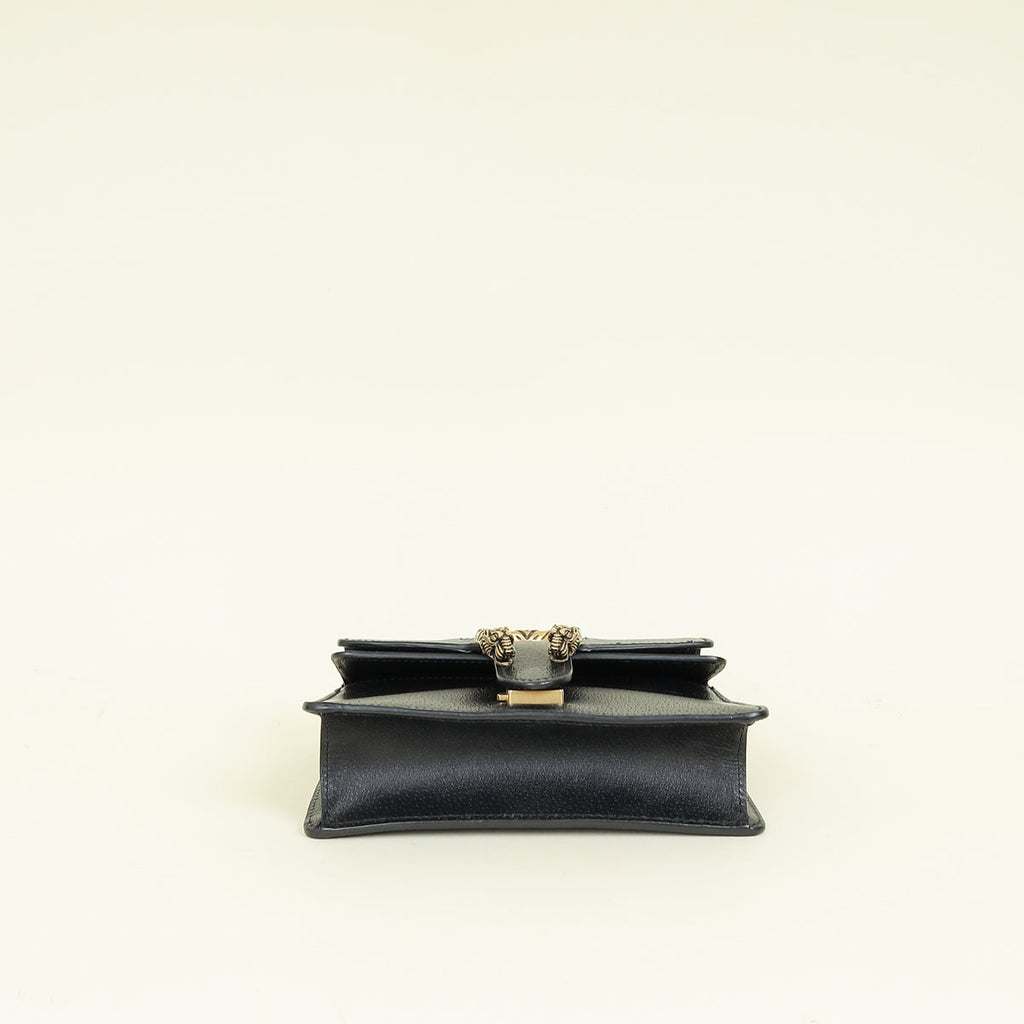 Gucci Black Dionysus Web Small Shoulder Bag