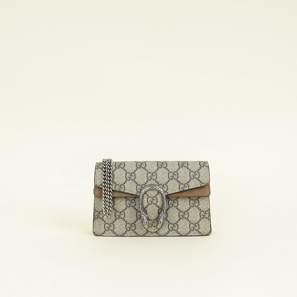 Gucci Bicolor GG Supreme Dionysus Mini Shoulder Bag