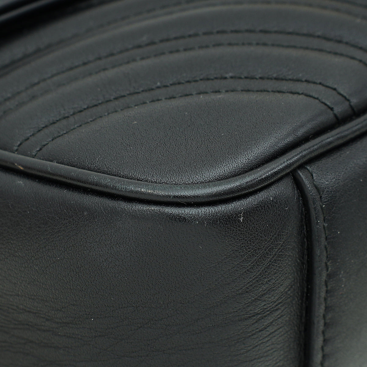 Gucci Black GG Marmont Matelasse Small Shoulder Bag