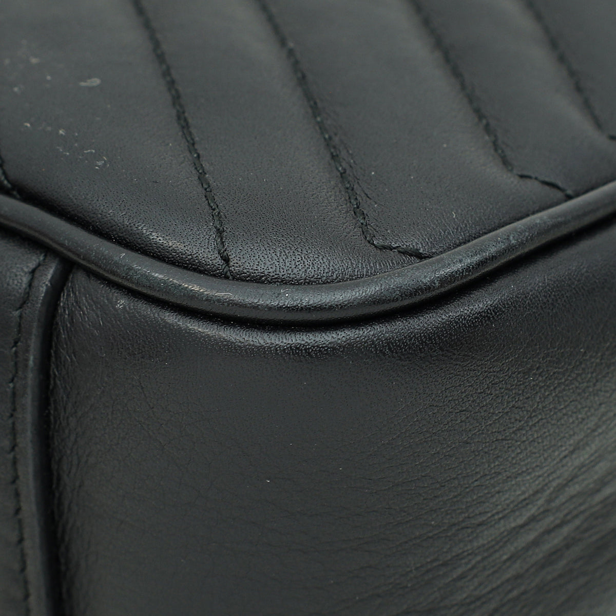 Gucci Black GG Marmont Matelasse Small Shoulder Bag