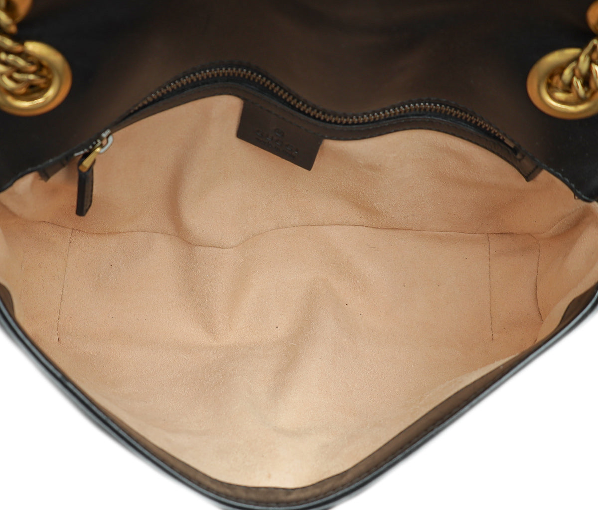 Gucci Black GG Marmont Matelasse Small Shoulder Bag
