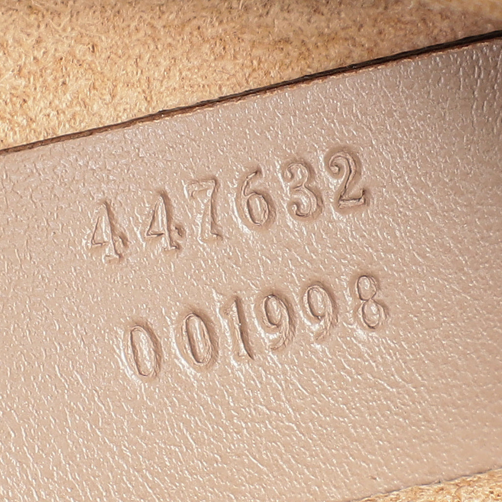 Gucci Taupe GG Marmont Small Camera Bag