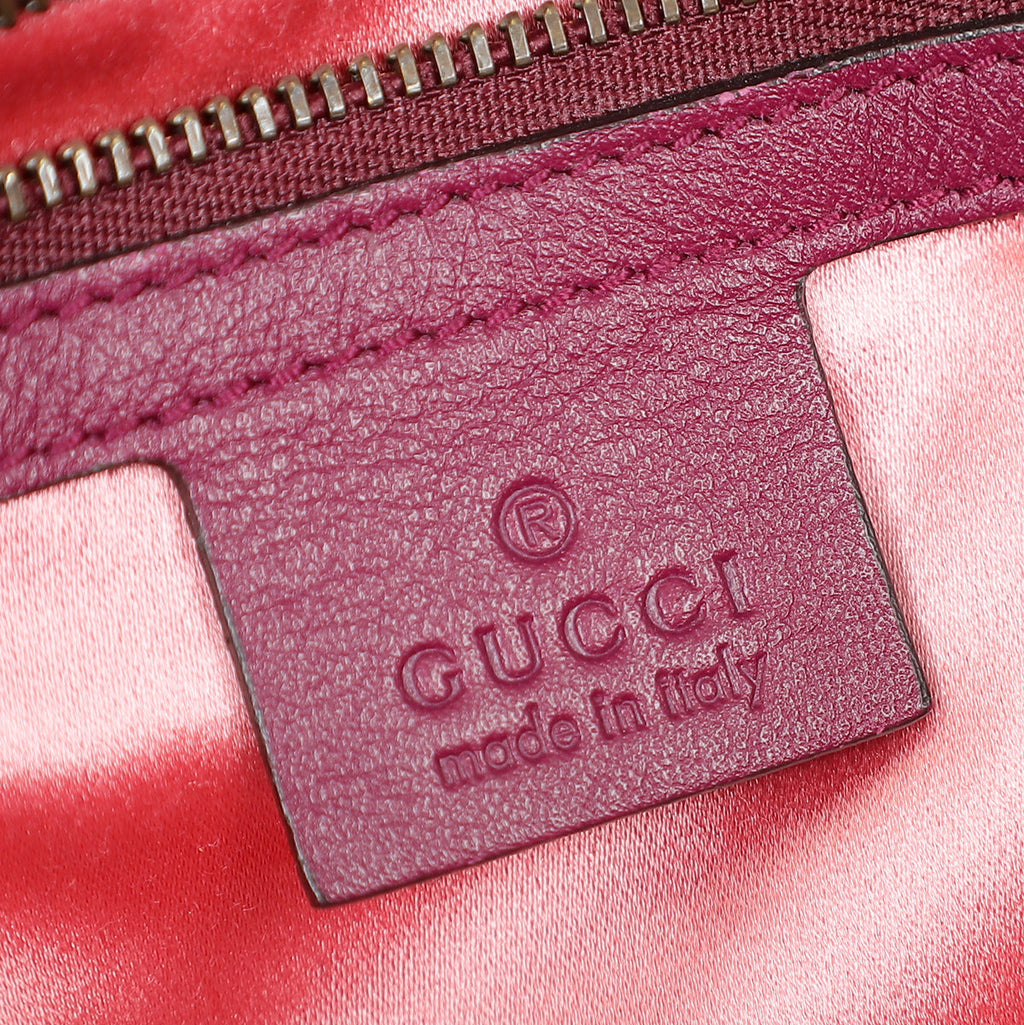 Gucci Violet GG Marmont Velvet Medium Shoulder Bag