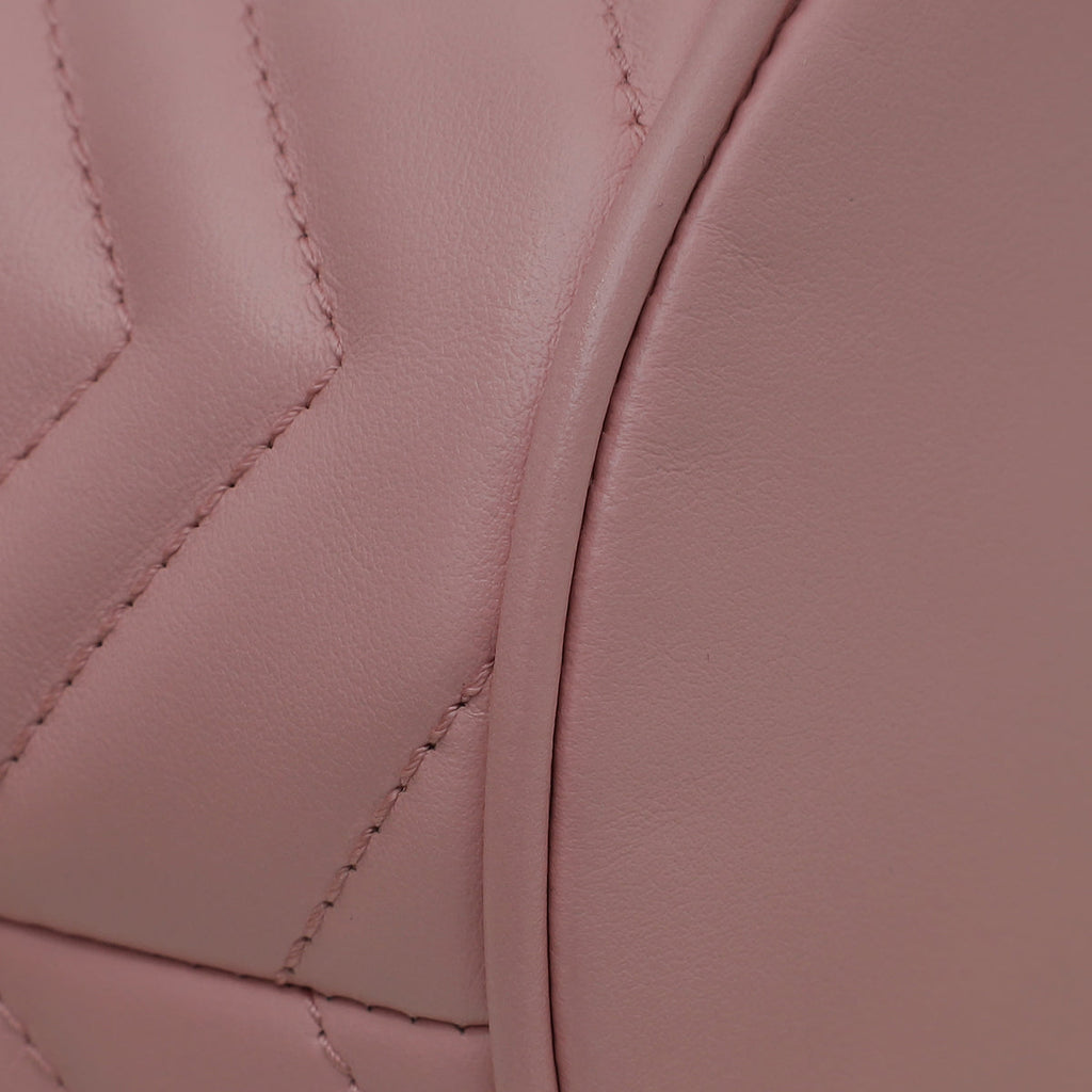 Gucci Pink GG Marmont Bucket Mini Bag