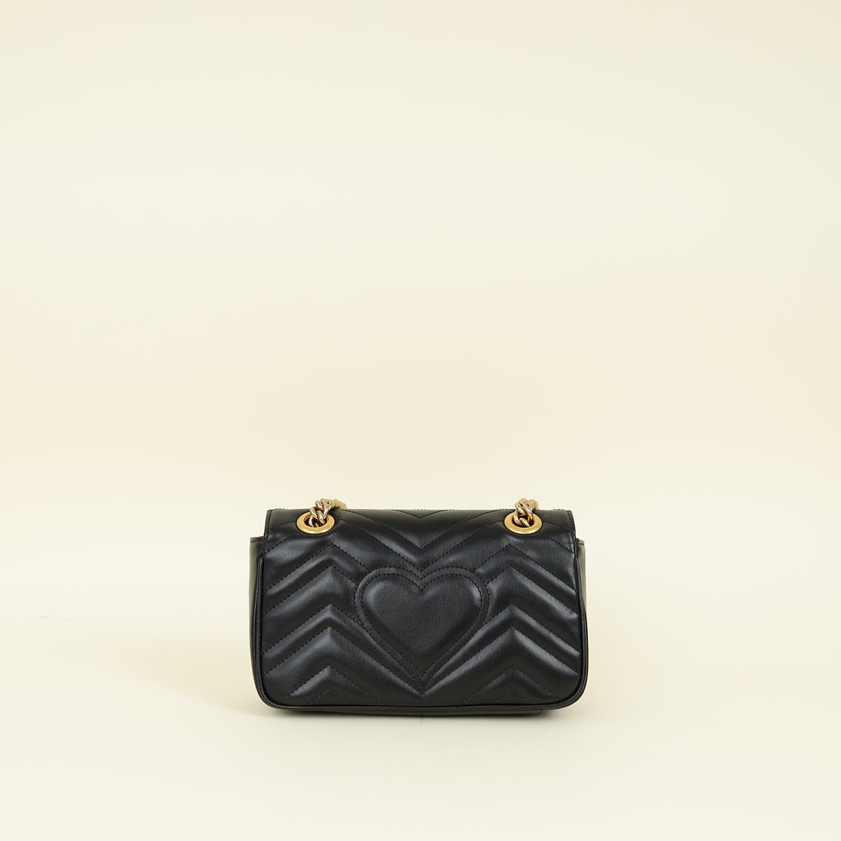 Gucci Black GG Marmont Small Shoulder Bag