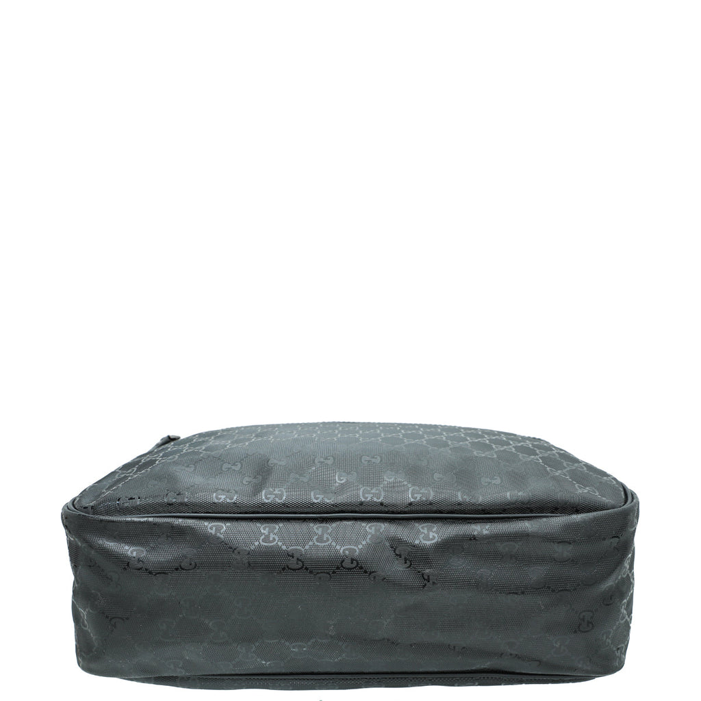 Gucci Black GG Imprime Camera Messenger Bag