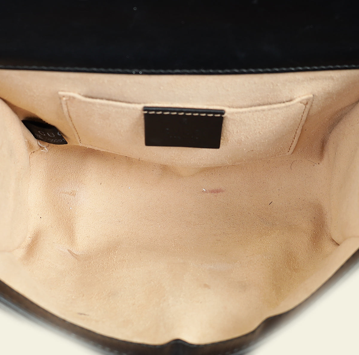 Gucci Black GG Guccissima Padlock Small Shoulder Bag