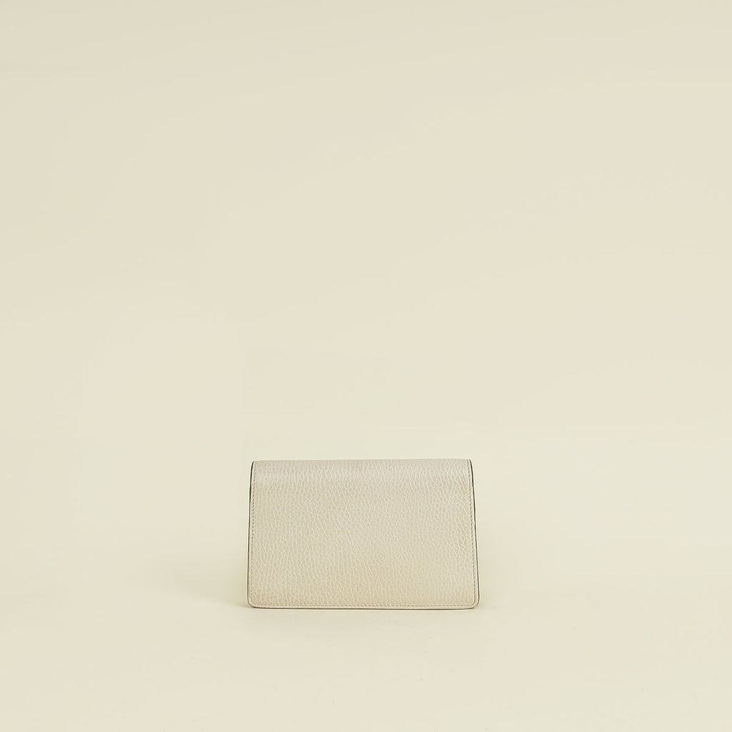 Gucci White Crystal Dionysus Super Mini Bag