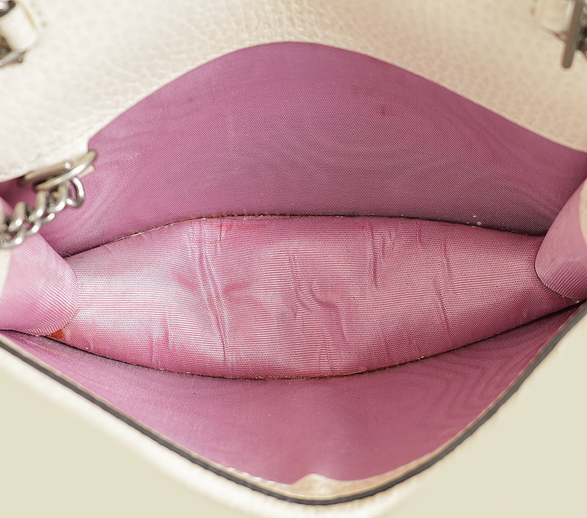 Gucci White Crystal Dionysus Super Mini Bag