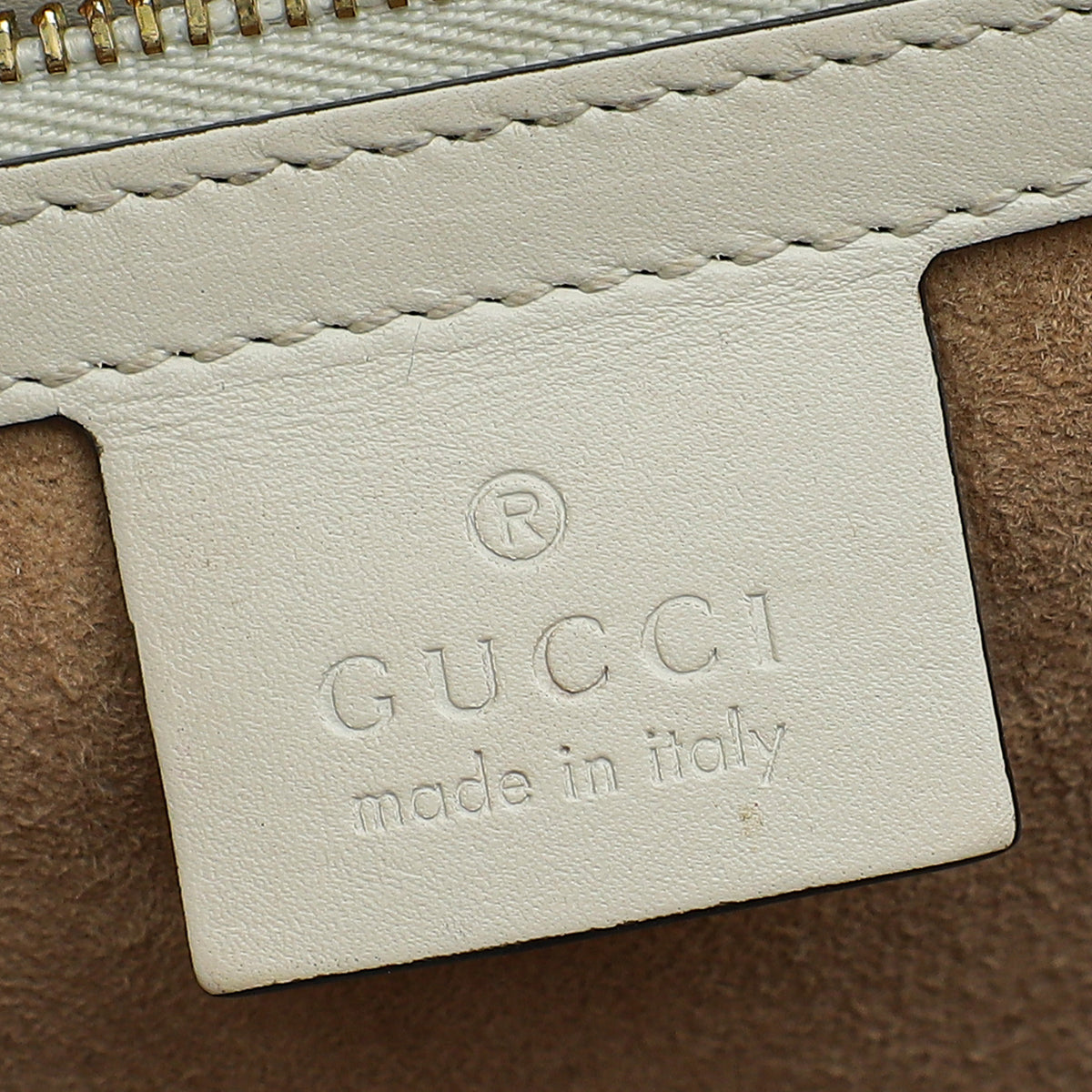 Gucci White Sylvie Small Shoulder Bag