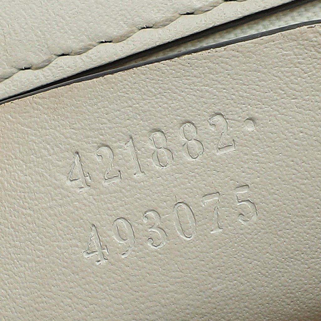 Gucci White Sylvie Small Shoulder Bag