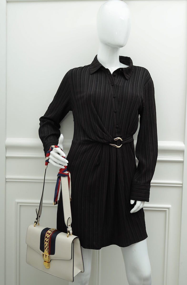 Gucci White Sylvie Small Shoulder Bag