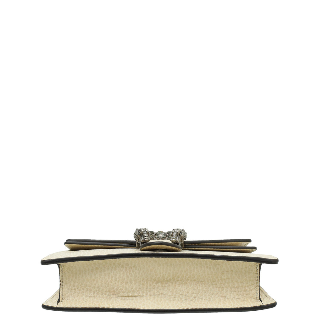 Gucci Ivory Crystal Dionysus Super Mini Bag