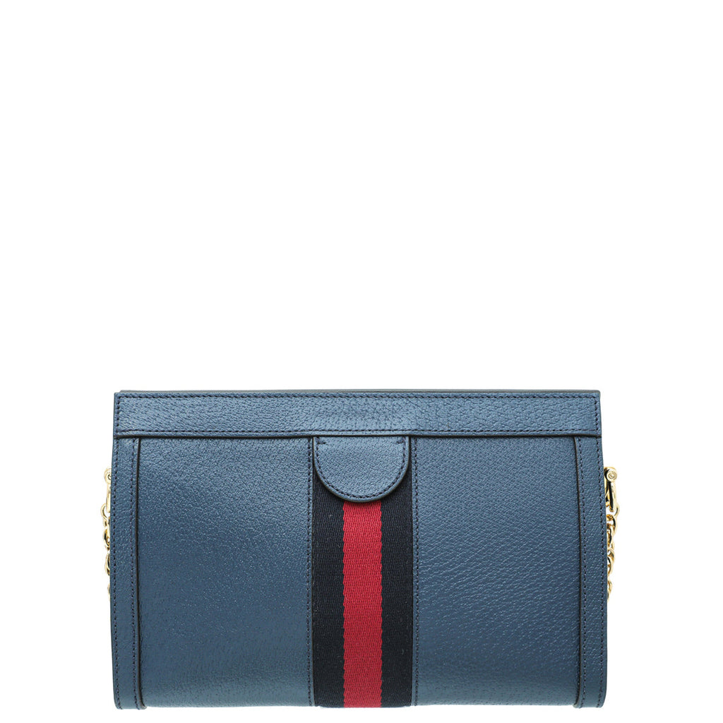 Gucci Navy Blue Ophidia Chain Bag