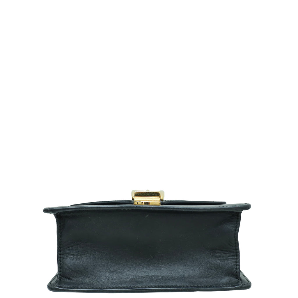Gucci Black Sylvie Mini Chain Shoulder Bag