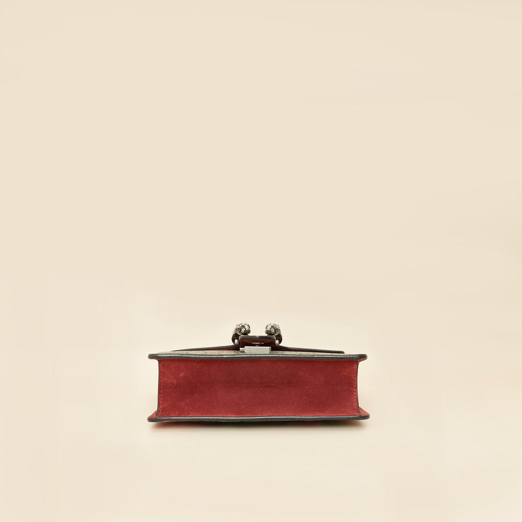 Gucci Bicolor GG Supreme Blooms Dionysus Mini Shoulder Bag