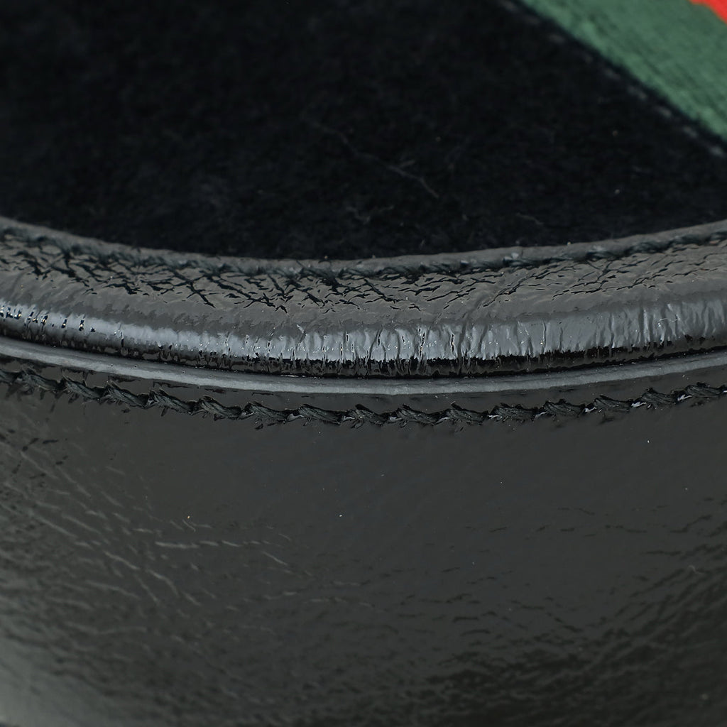 Gucci Black Ophidia Round Mini Shoulder Bag