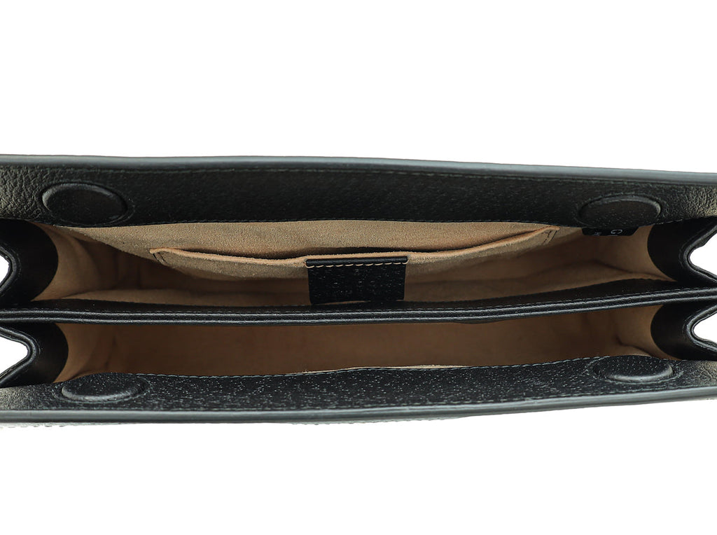 Gucci Black Ophidia Small Shoulder Bag