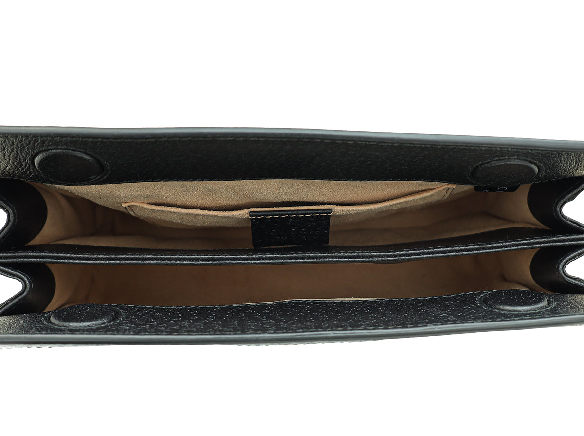 Gucci Black Ophidia Small Shoulder Bag