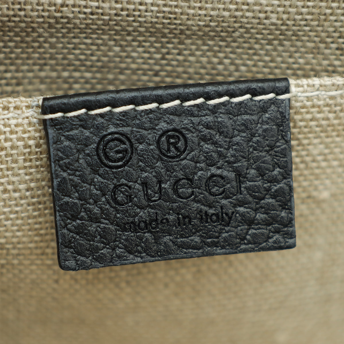 Gucci Black Interlocking G Flap Small Chain Bag