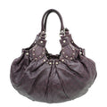 Gucci Violet GG Guccissima Studded Pelham Medium Bag