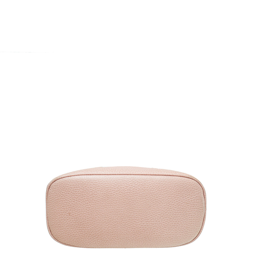 Gucci Dusty Pink GG Charm Dollar Dome Mini Bag