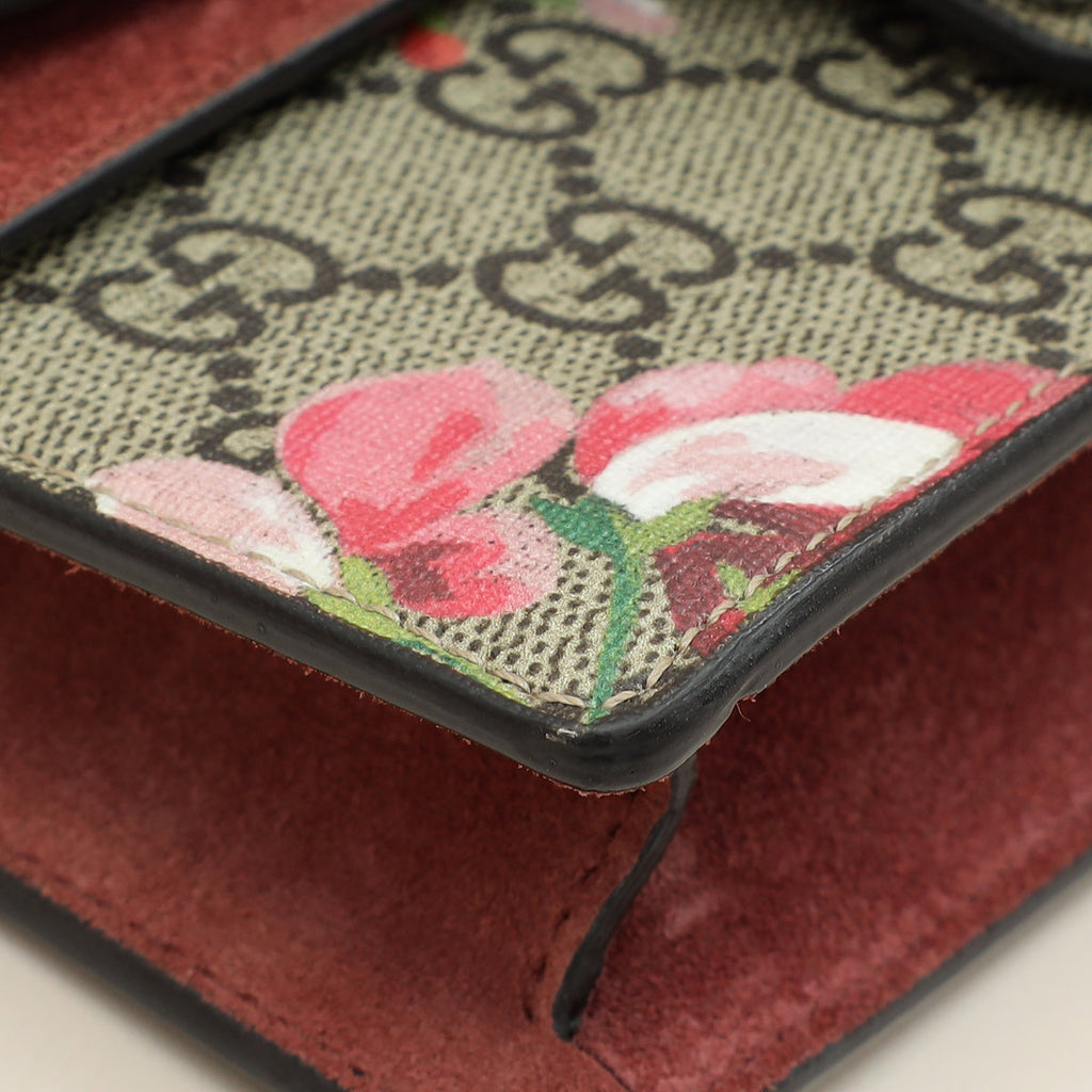 Gucci Multicolor Blooms Print Super Mini Dionysus Bag