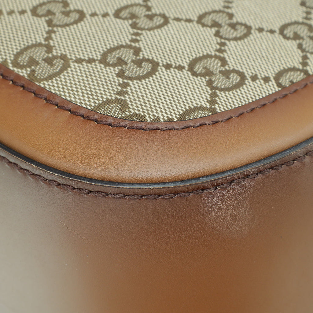 Gucci Bicolor GG Lady Web Shoulder Bag