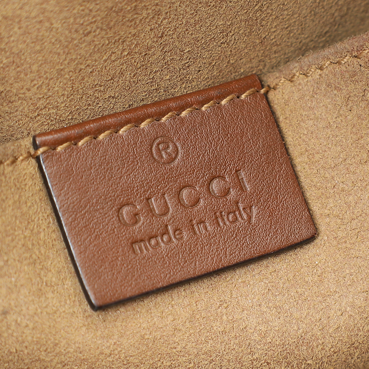 Gucci Ebony GG Supreme Padlock Small Tote Bag