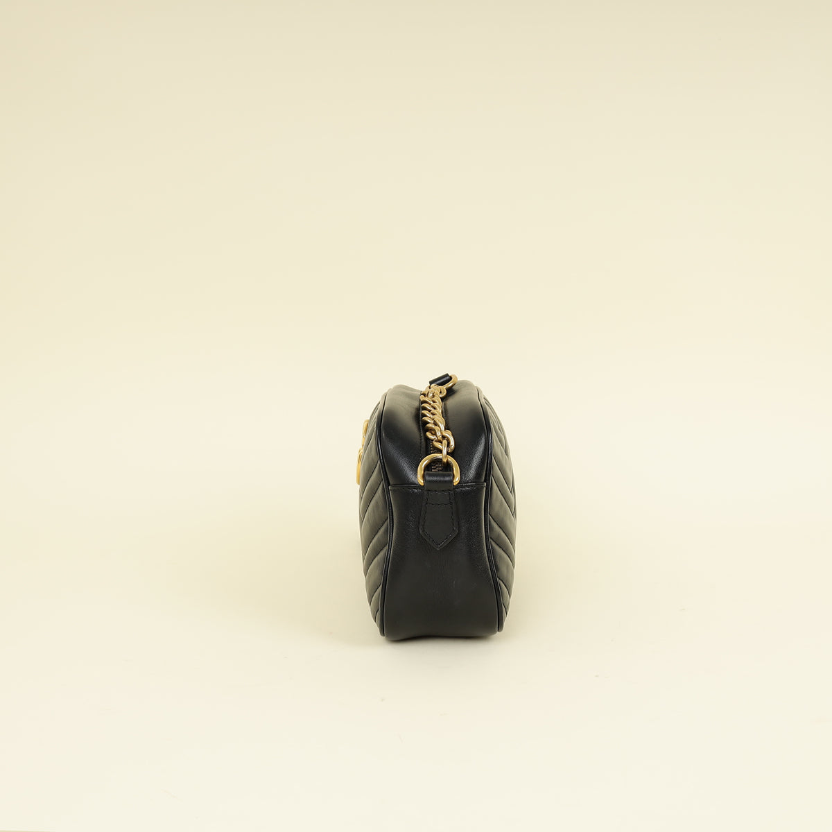 Gucci Black GG Marmont Camera Small Shoulder Bag