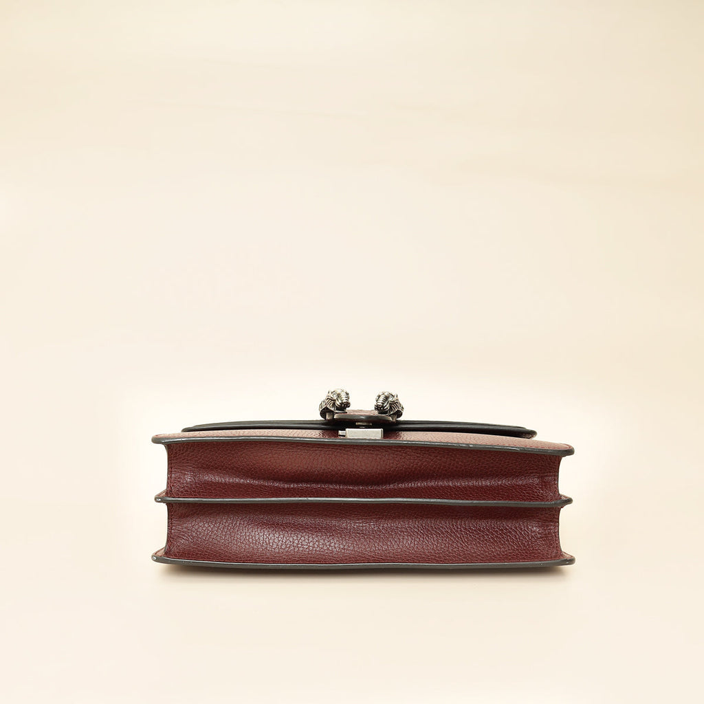 Gucci Burgundy Dionysus Medium Shoulder Bag