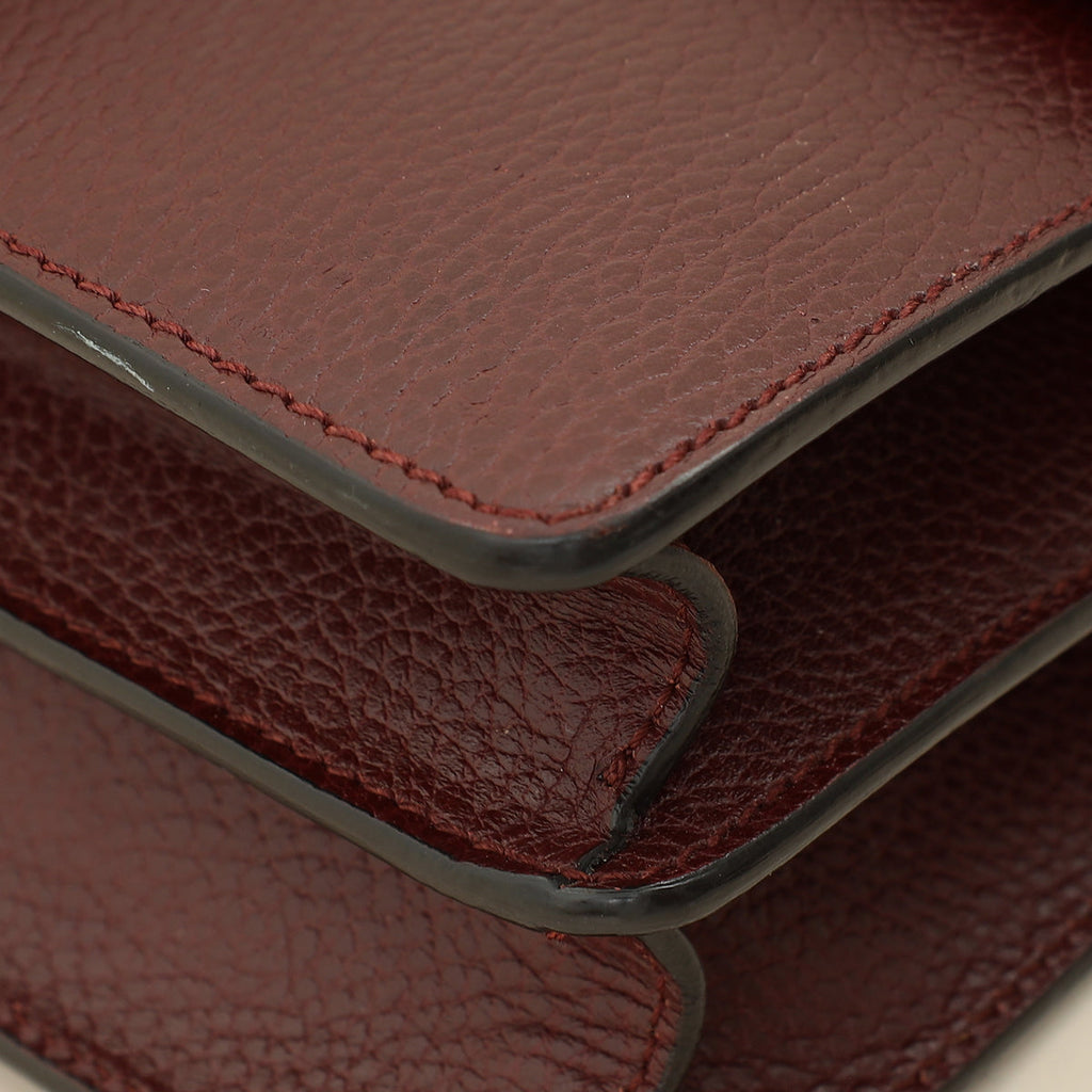 Gucci Burgundy Dionysus Medium Shoulder Bag