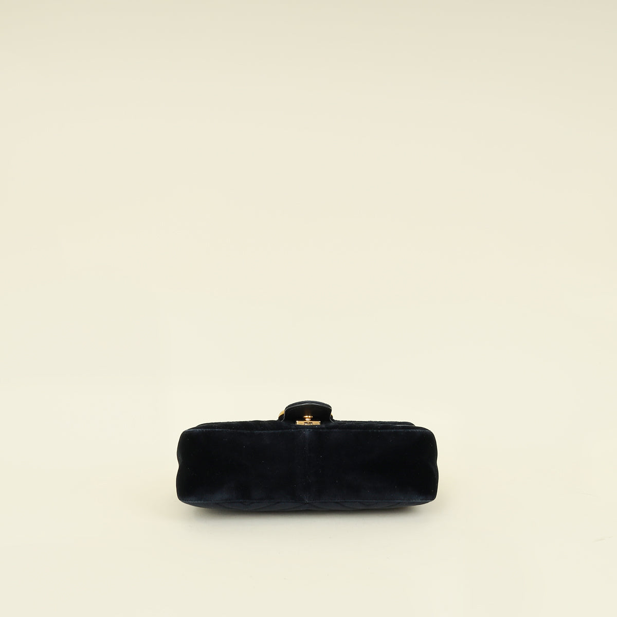 Gucci Black Velvet GG Marmont Medium Shoulder Bag