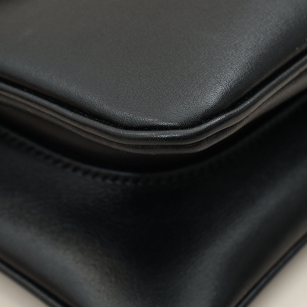 Gucci Black Rajah Medium Vitello Palmellato Lux Crystal Shoulder Bag