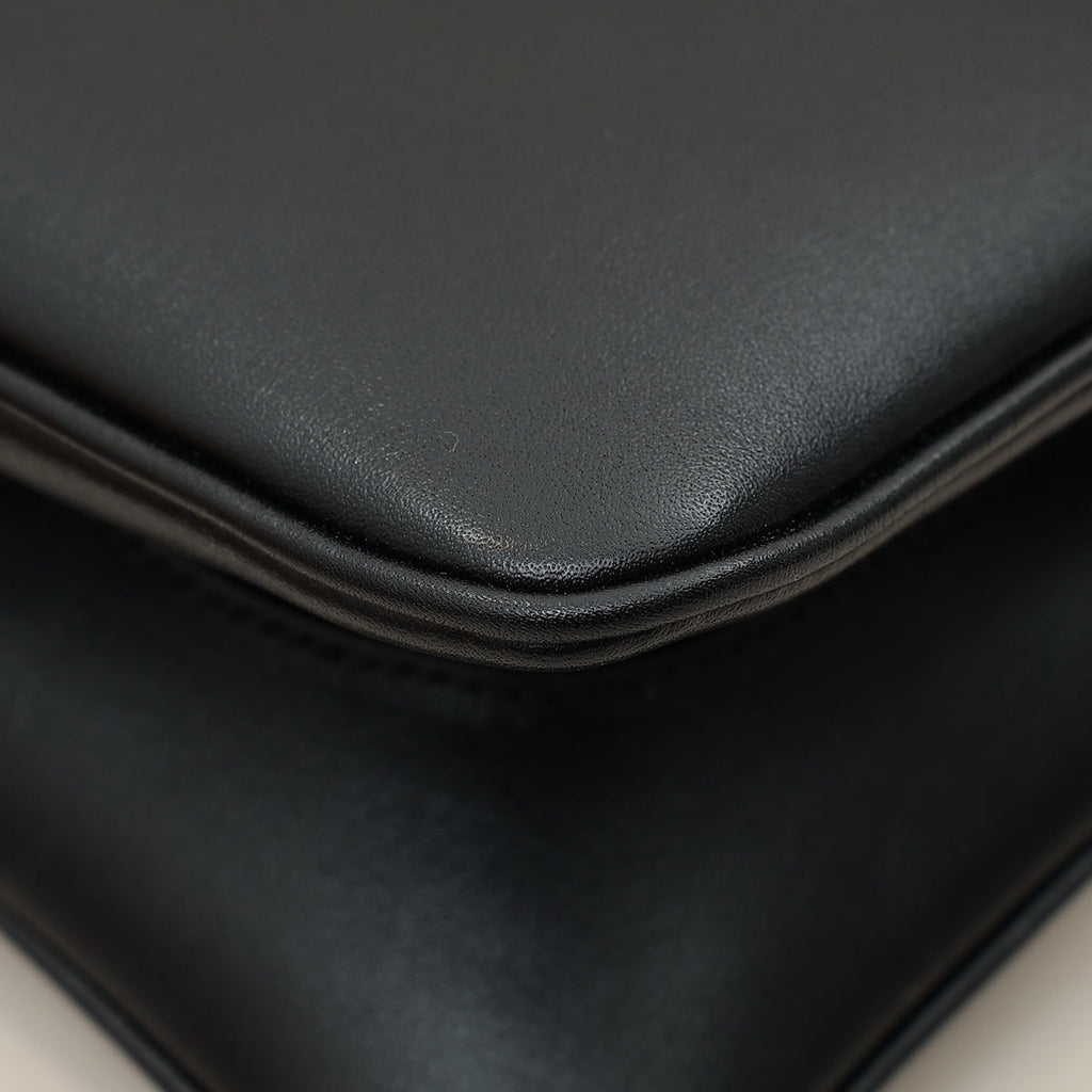 Gucci Black Rajah Medium Vitello Palmellato Lux Crystal Shoulder Bag