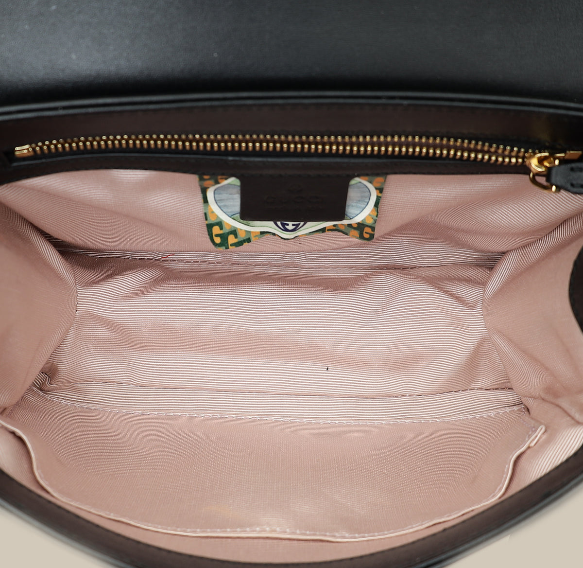 Gucci Black Rajah Medium Vitello Palmellato Lux Crystal Shoulder Bag
