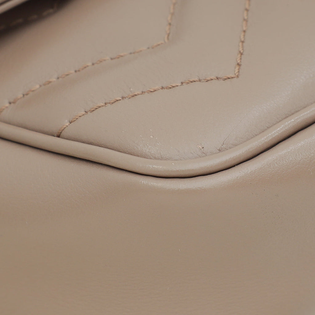 Gucci Dusty Pink GG Marmont Super Mini Bag