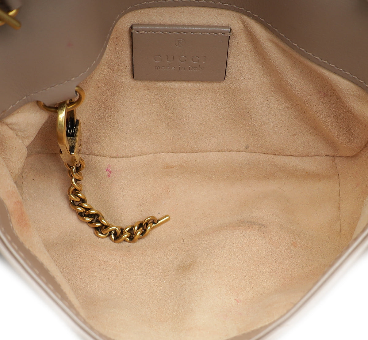Gucci Dusty Pink GG Marmont Super Mini Bag