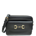 Gucci Black Horsebit 1955 Small Shoulder Bag
