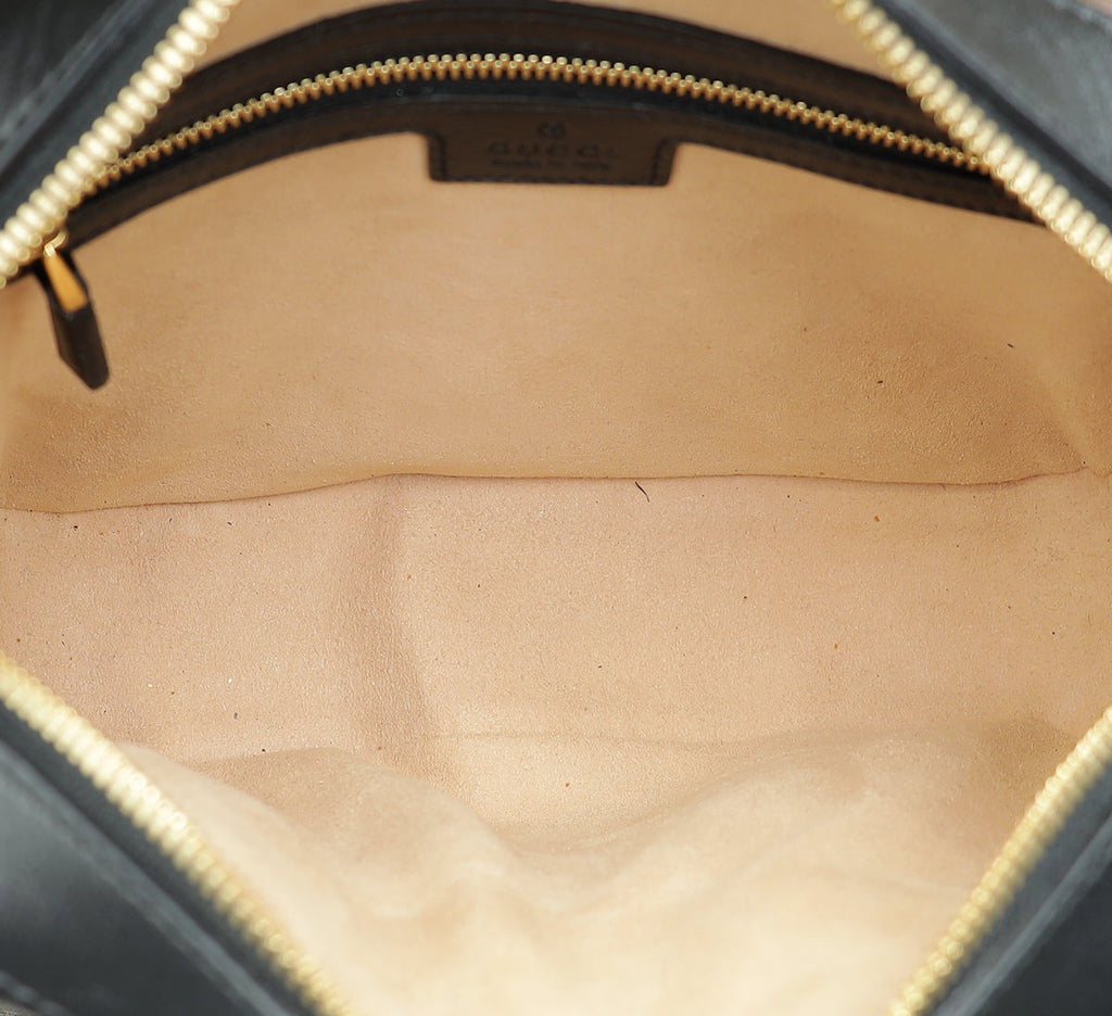 Gucci Black Horsebit 1955 Small Shoulder Bag