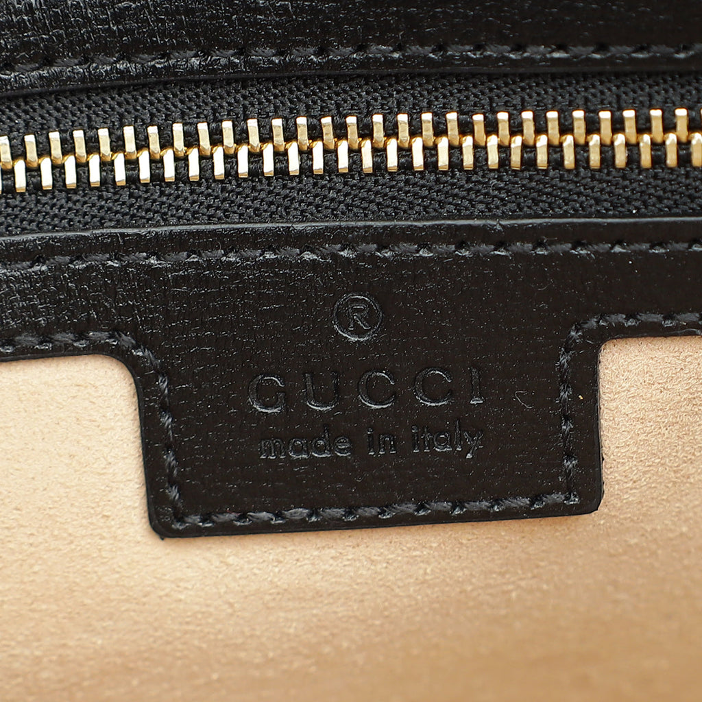 Gucci Black Horsebit 1955 Small Shoulder Bag