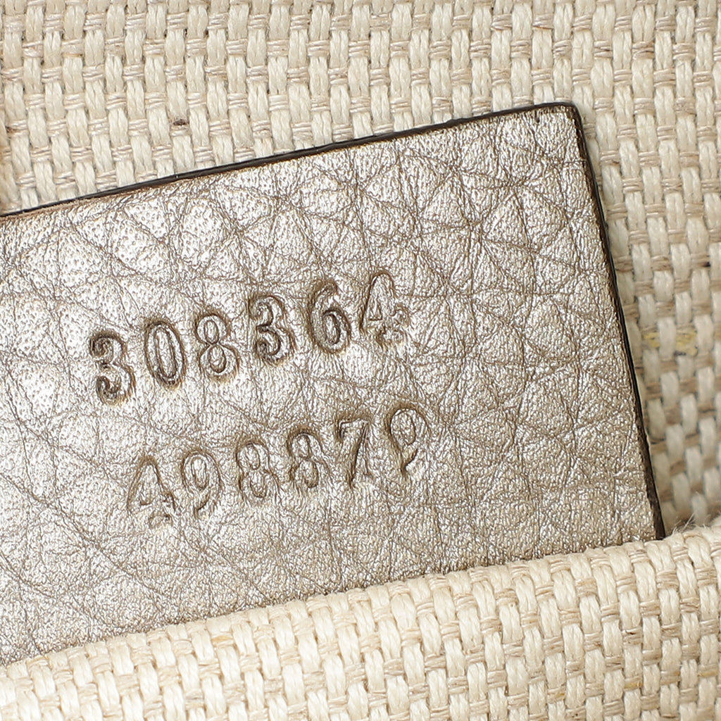 Gucci Champagne Soho Tassel Camera Bag