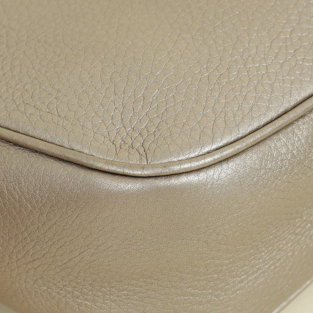 Gucci Champagne Soho Tassel Camera Bag