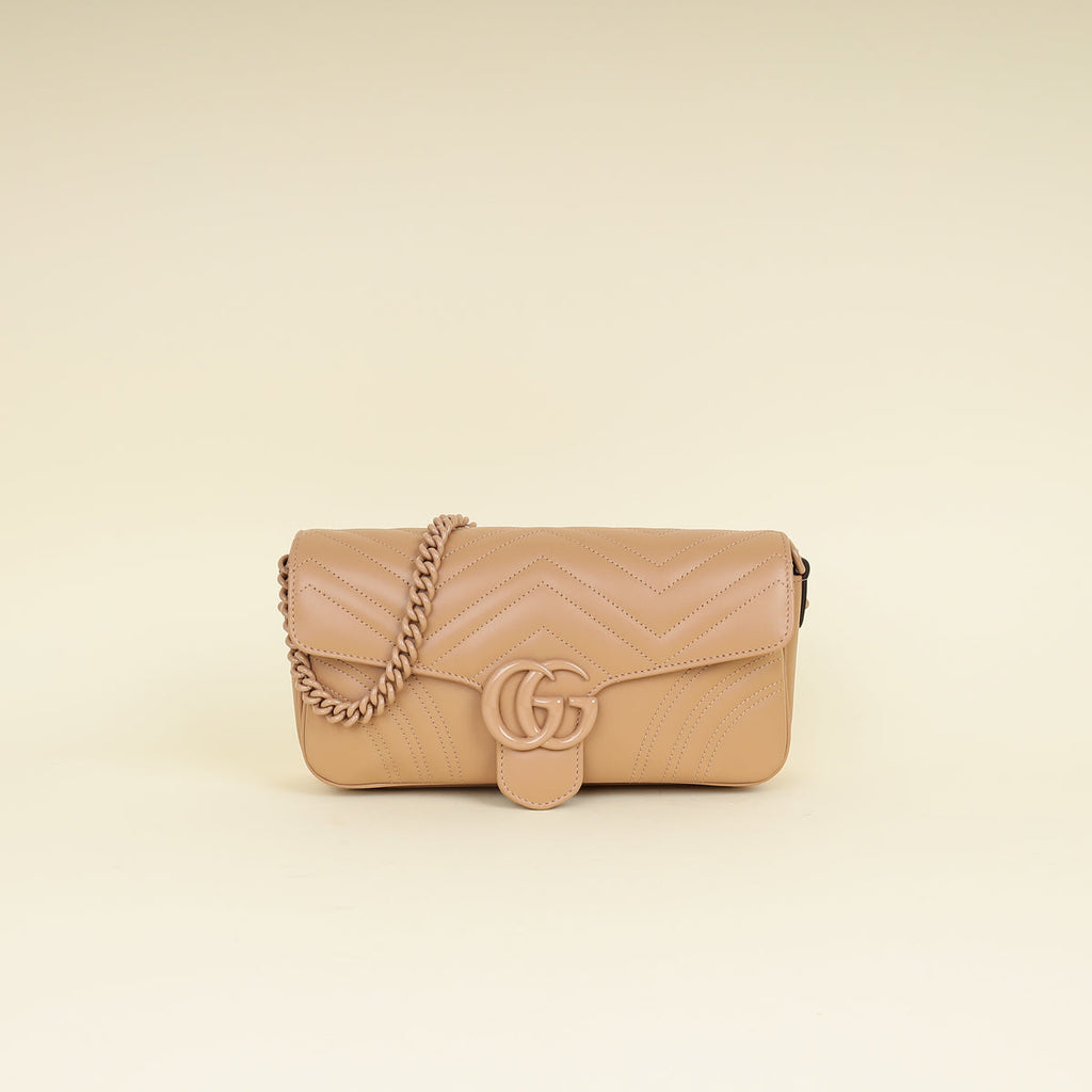 Gucci Porcelain Rose GG Marmont 2.0 Shoulder Bag