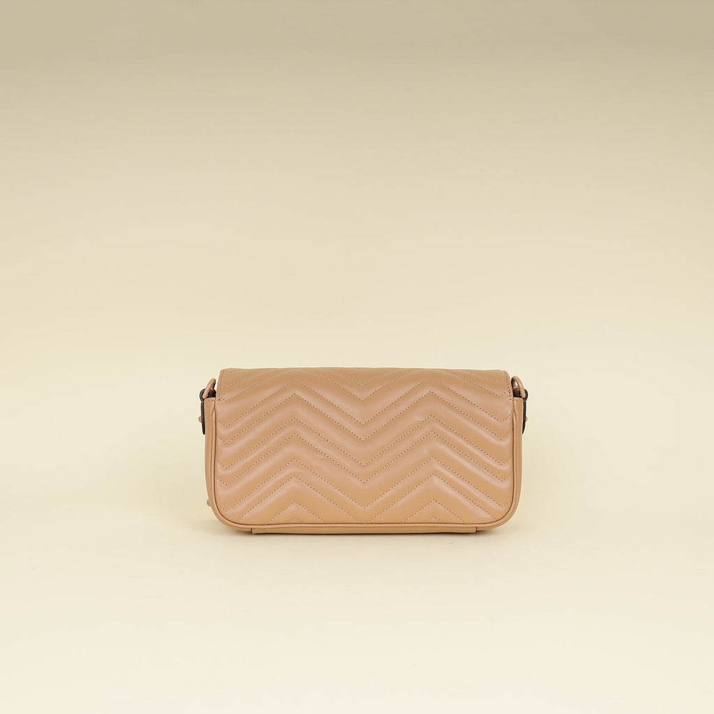 Gucci Porcelain Rose GG Marmont 2.0 Shoulder Bag
