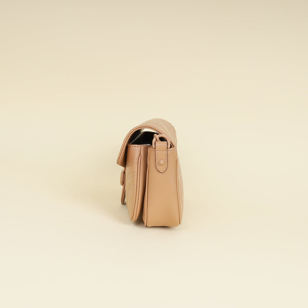Gucci Porcelain Rose GG Marmont 2.0 Shoulder Bag