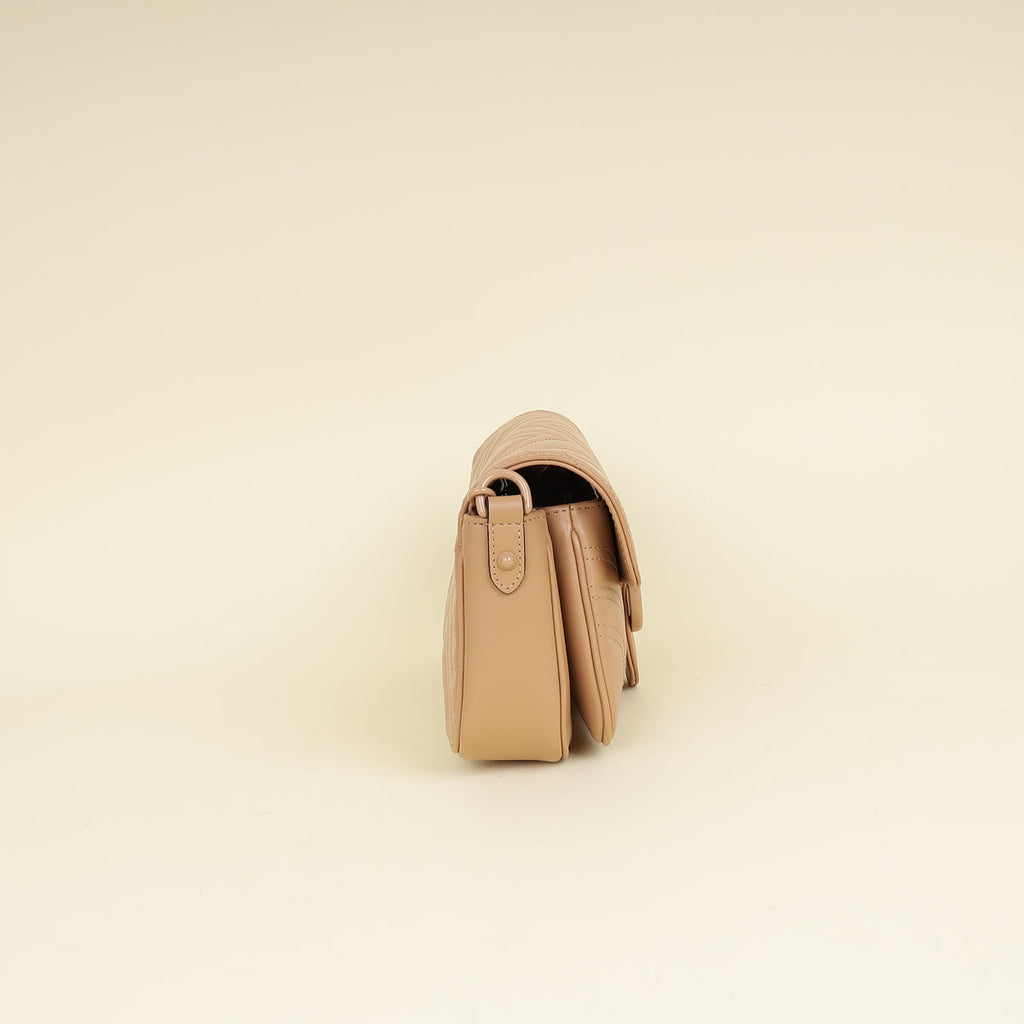 Gucci Porcelain Rose GG Marmont 2.0 Shoulder Bag